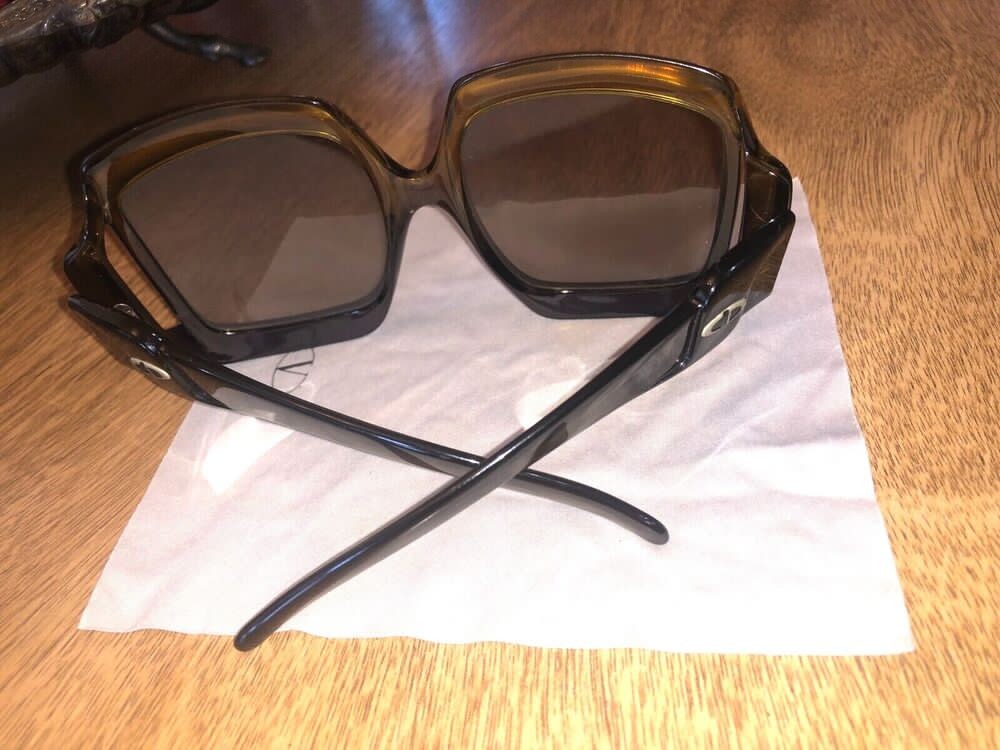 Christian Dior square extra Big Sunglasses