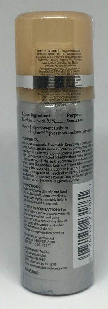 Lot of 36 Sally Hansen Anti Aging Airbrush Makeup - Nude Tan 1.0 oz / 28.3 g