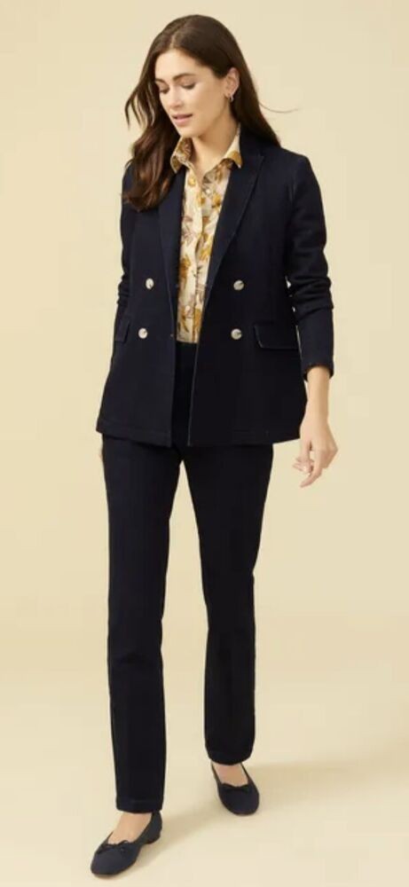 J. McLaughlin Ressie Denim Blazer, Size 4