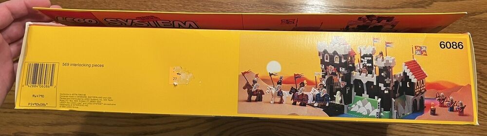 LEGO 6086 Black Knight’s Castle With Box And Instructions Read Description