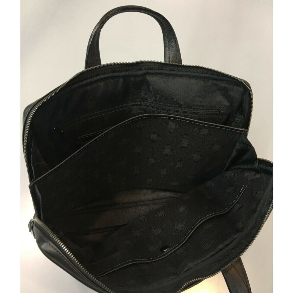 Men's briefcase business bag LANVIN COLLECTION Black