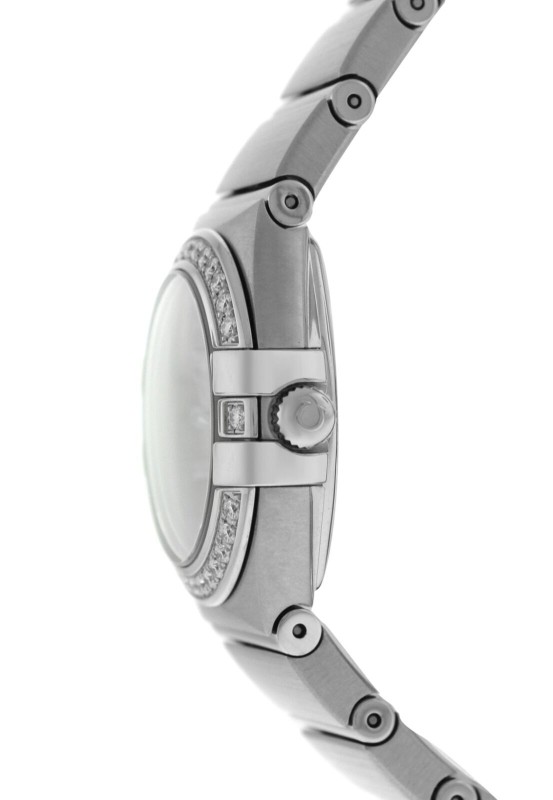 Omega Constellation 123.15.24.60.52.001 Diamond Sunburst Steel 24MM Quartz Watch