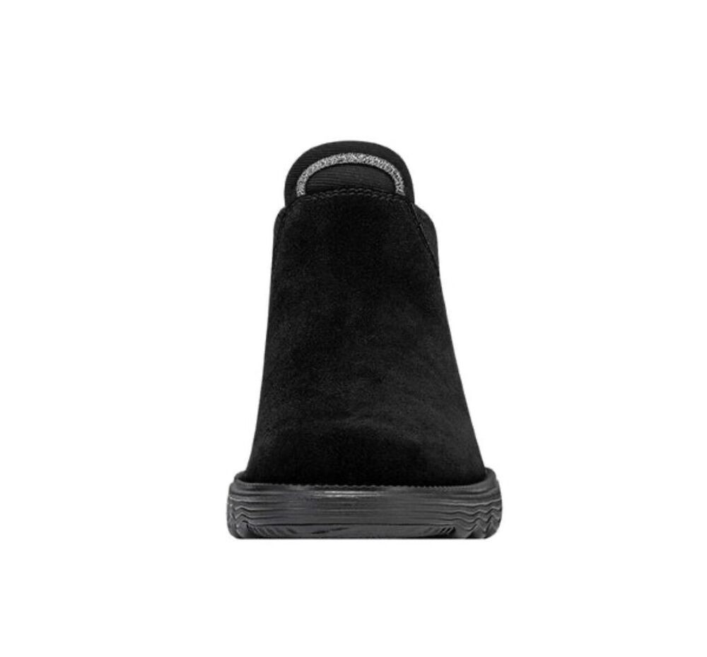 Hey Dude Women's Branson Boot Suede Black Black Shoes NIB! 2023 Size 7 Women’s