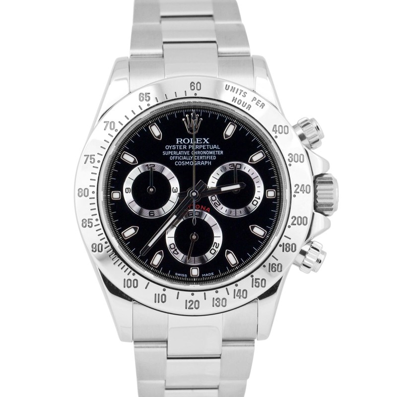 MINT PAPERS Rolex Daytona Cosmograph BLUE LUME 40mm RANDOM SERIAL 116520 B+P
