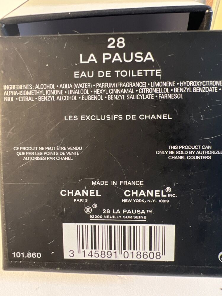 Chanel La Pausa 28 EDT rare