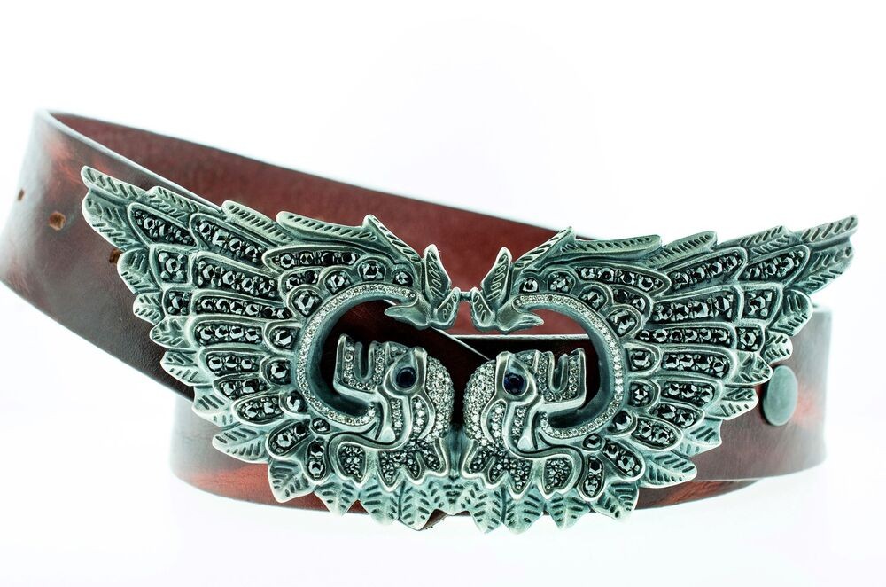 Alp Sagnak buckle 925K silver diamond garnet-