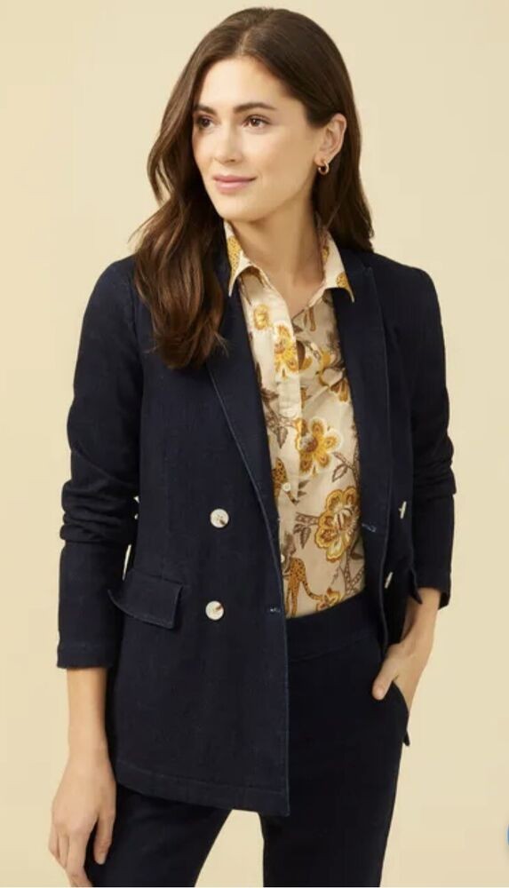 J. McLaughlin Ressie Denim Blazer, Size 4