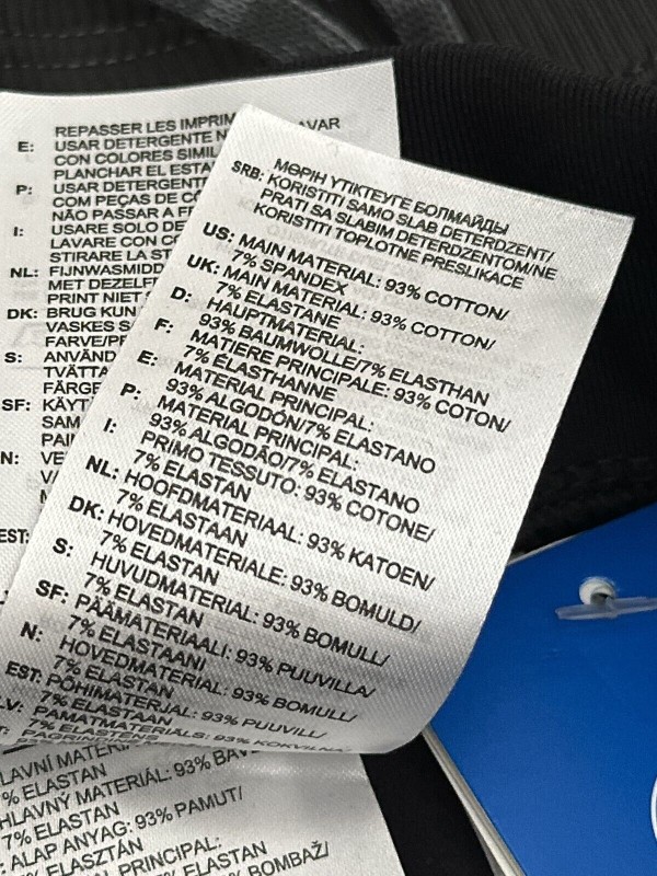 Brand new Adidas women's XS Origins Adicolor 3 full-length leggings in black with labels-