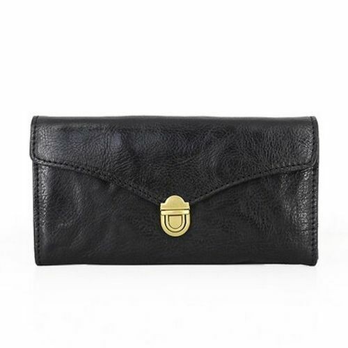 Leather Long Men Handbag Hasp Closure High Quality Vintage Travel Purse Wallet