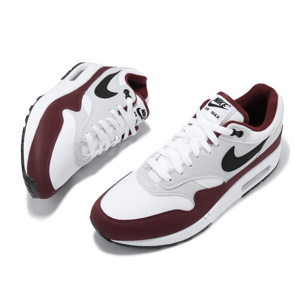 Nike Air Max 1 Dark Team Red Men Unisex Casual Shoes Sneakers FD9082-106