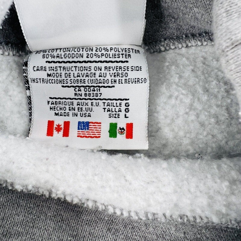 Retro Adidas pullover sweatshirt women's plus size simulation collar gray-