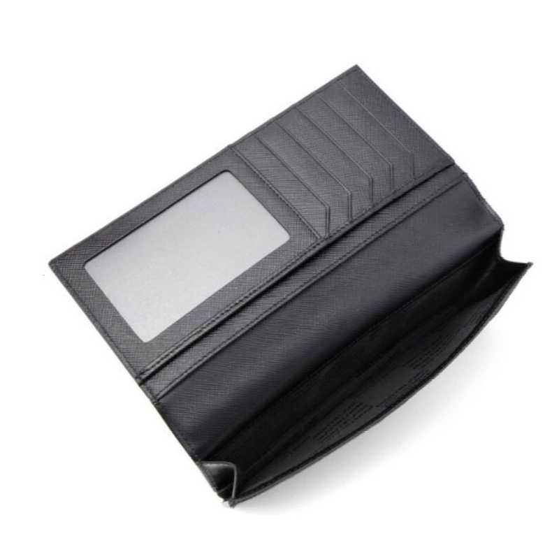 MONTBLANC Genuine 113207 Sartorial 12cc Long Wallet Men's Vertical Wallet Black-