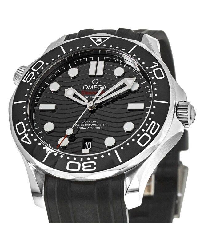 New Omega Seamaster Diver 300 M Black Dial Men's Watch 210.32.42.20.01.001