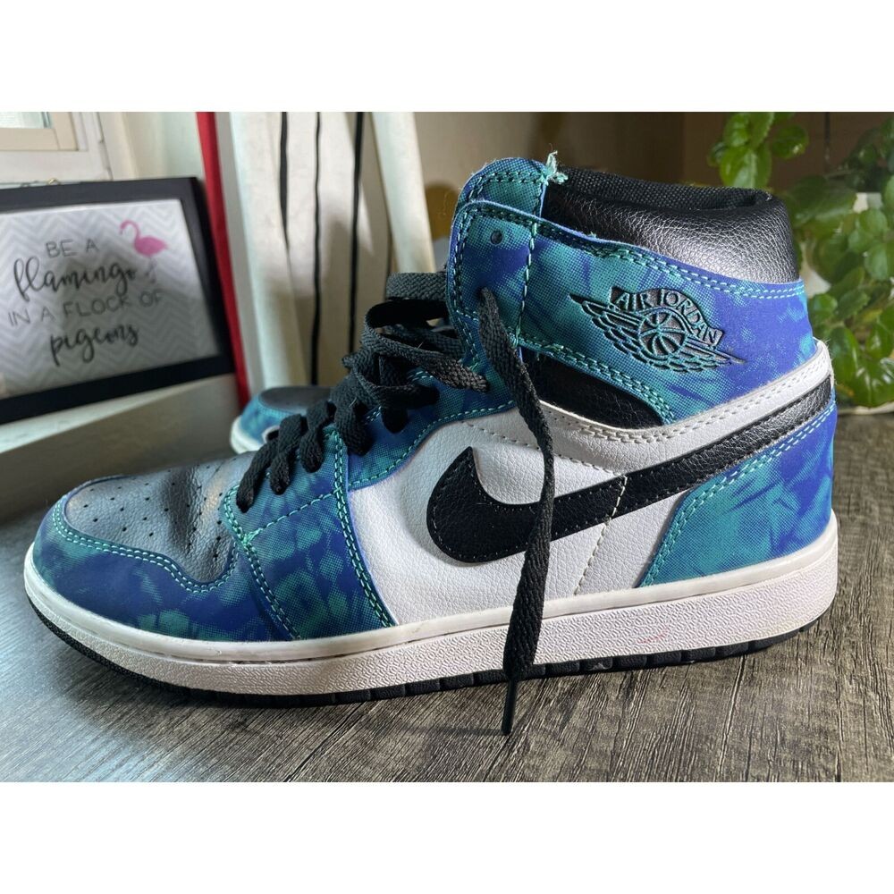Nike Air Jordan 1 Retro High OG Tie Dye 2020 Size 10 CD0461-100 Sneakers