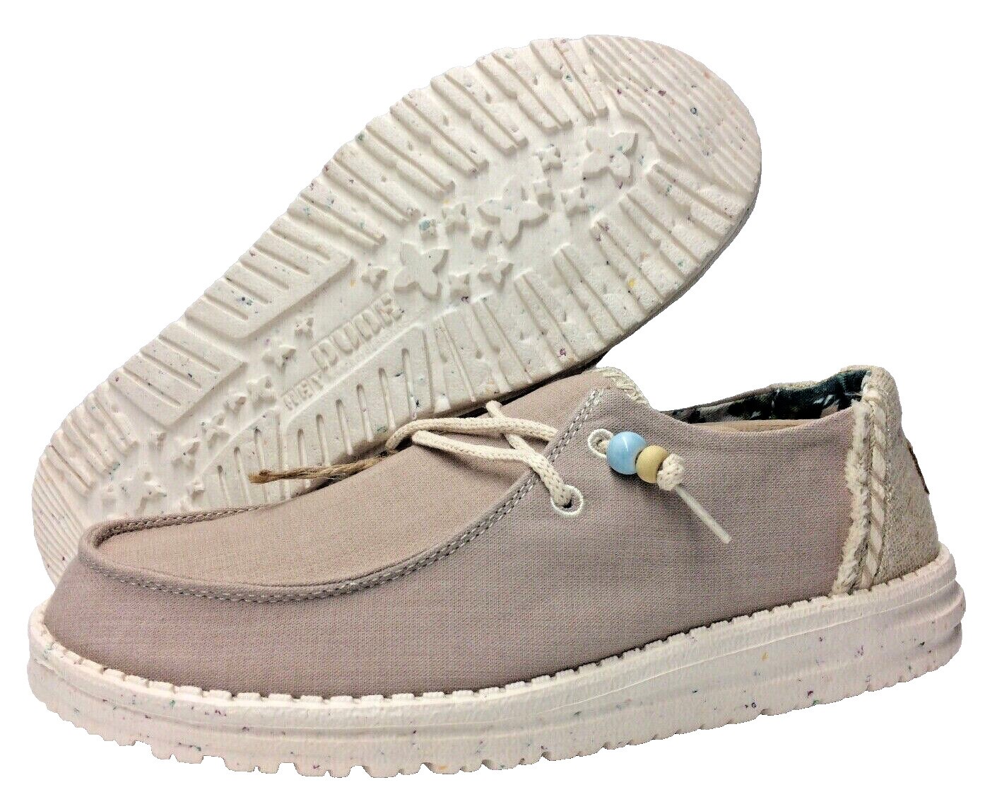 Hey Dude Wendy Natural Rose Women's Lightweight Comfortable Shoes Slip On Sz. 11