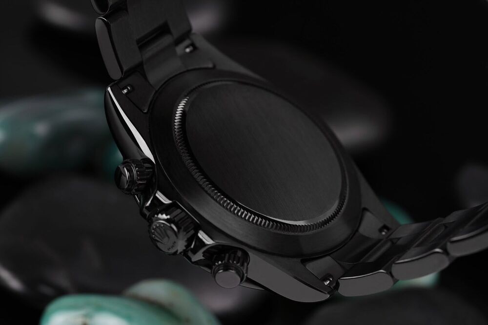 Rolex Cosmograph Daytona Black/Red Racing Dial PVD/DLC Coated Watch 116523