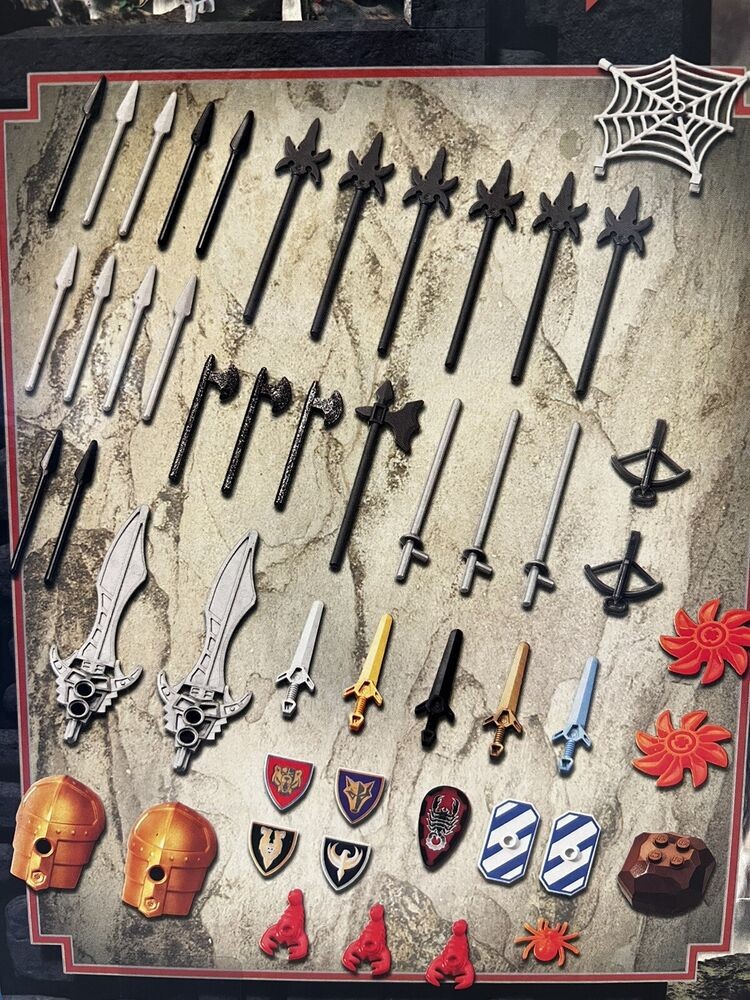 LEGO 8877 Vladek's Dark Fortress OPEN BOX 100% COMPLETE Knights Kingdom Castle