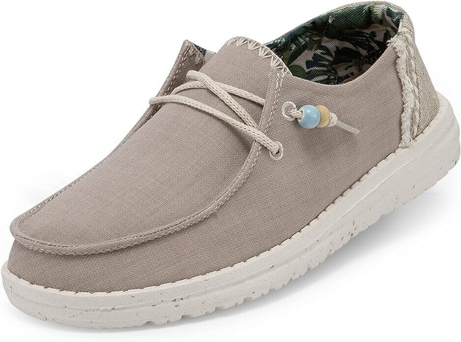 Hey Dude Wendy Natural Rose Women's Lightweight Comfortable Shoes Slip On Sz. 11