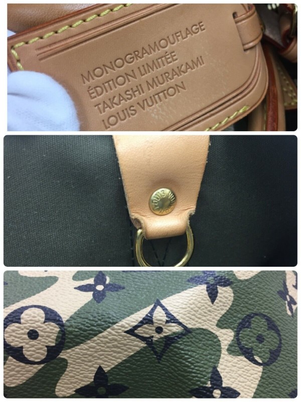 Authentic Louis Vuitton Murakami Keepall Bandoulie 55 Green 1a260450n "-