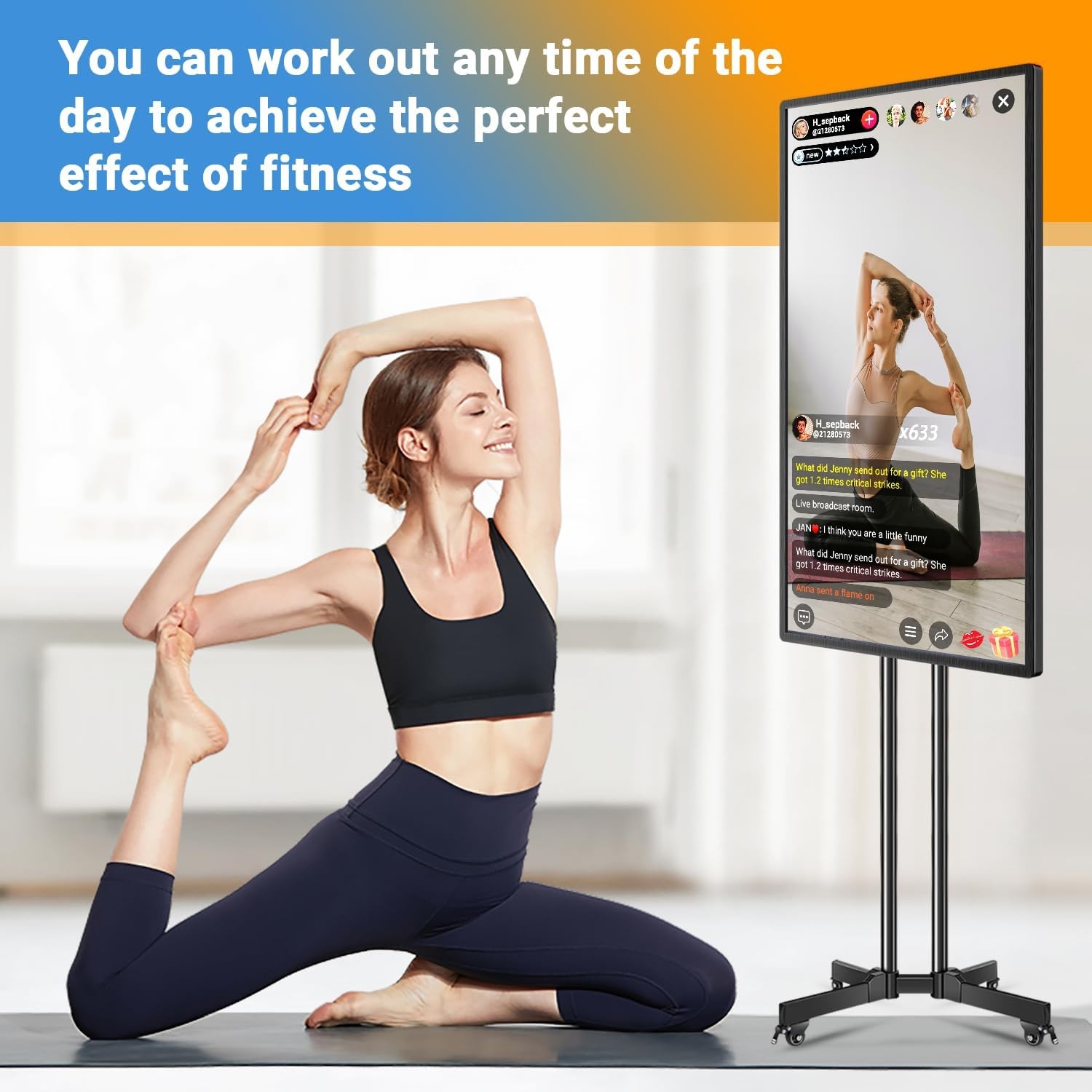 Smart Board, 55 inch digital whiteboard and smart board for classroom, screen mirroring for live streaming capacitive touch screen, digital signage display and advertising player