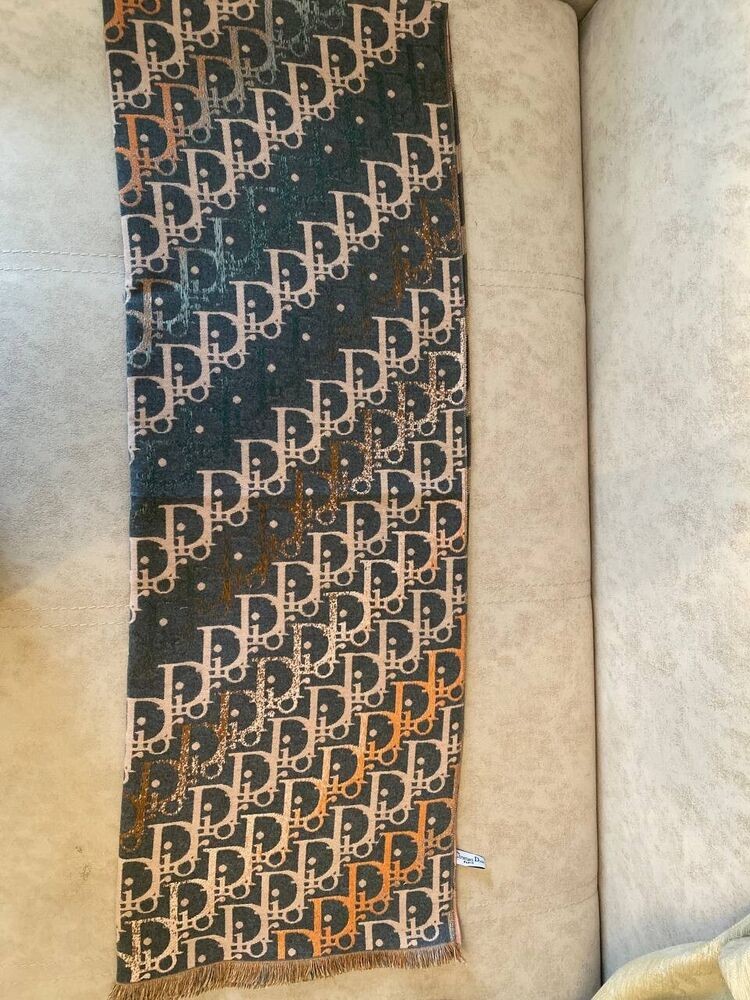 Christian Dior Stole Scarf Silk Cashmere