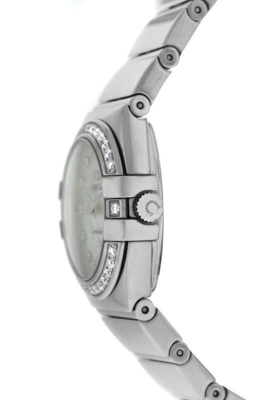 Omega Constellation 123.15.24.60.55.003 Diamond MOP 24mm Women's Quartz Watch-