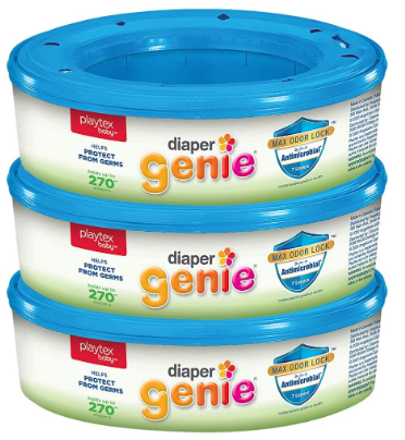 Playtex Baby Diaper Genie Refill Pack, Fresh, 270 Pack, 3 Pack