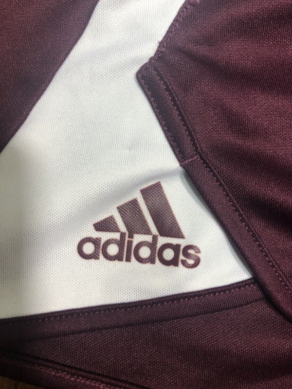 TEAM adidas Climalite shorts women's M size Burgundy color-