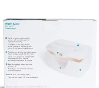 Munchkin Warm Light Wipe Warmer, White