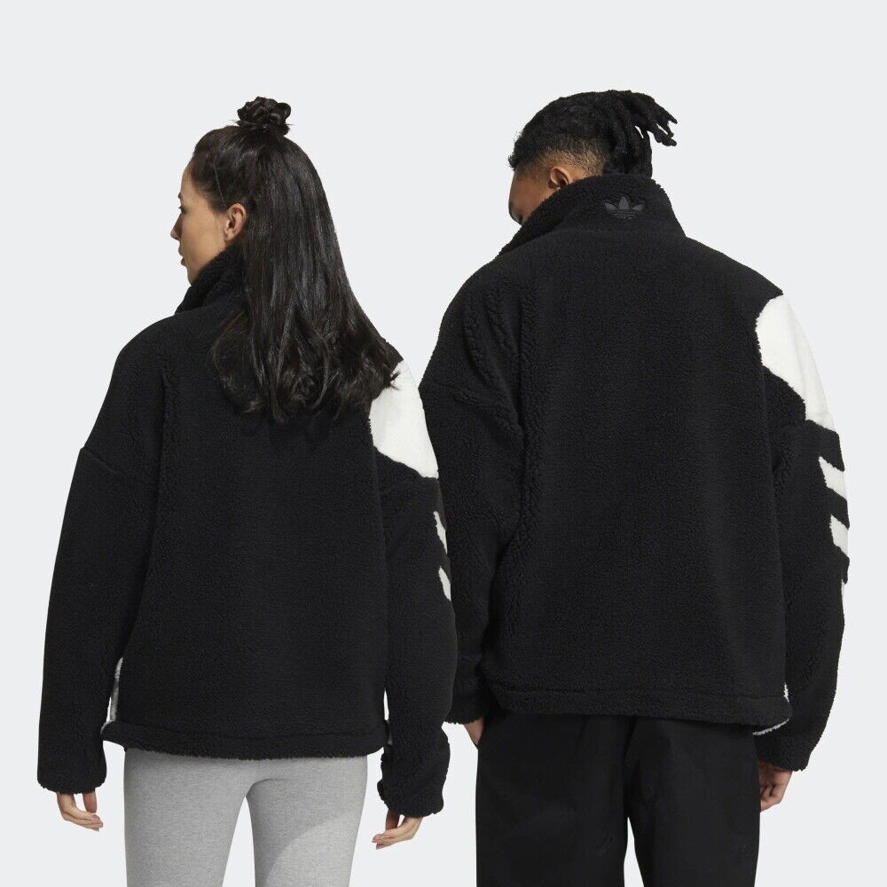 Adidas Originals Women's SHERPA Jacket TR HR3486 Black/White