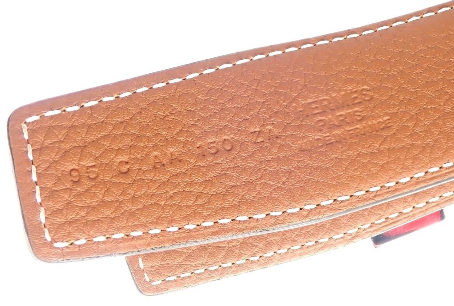 Authentic! Hermes 18k White Gold 3.79ct Diamond Large H Buckle & Reversible Belt