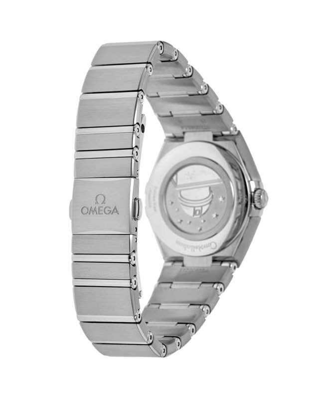 New Omega Constellation Quartz 28 MM Green Women's Watch 131.10.28.60.60.001