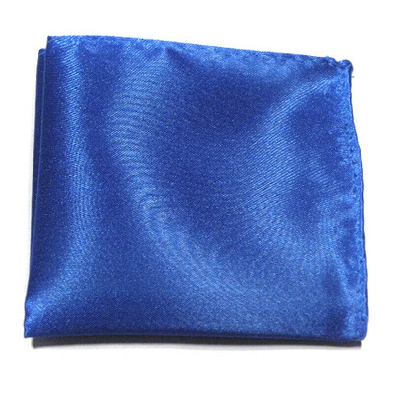 Men Square Towel Silk Satin Handkerchief Wedding Party Suit Pocket Accessories