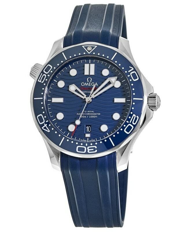 New Omega Seamaster Diver 300 M Blue Dial Men's Watch 210.32.42.20.03.001