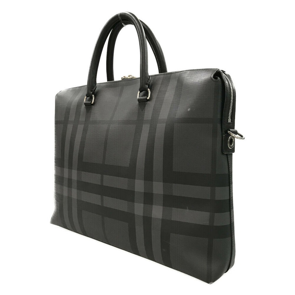 Burberry briefcase men's Black