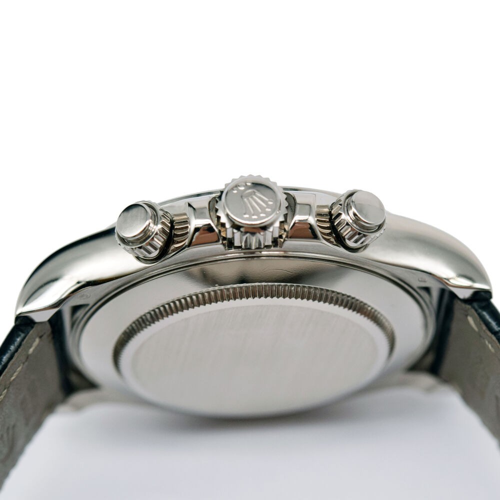 Rolex Cosmograph Daytona 116519G 18K White Gold Black Diamond Dial Men's Watch