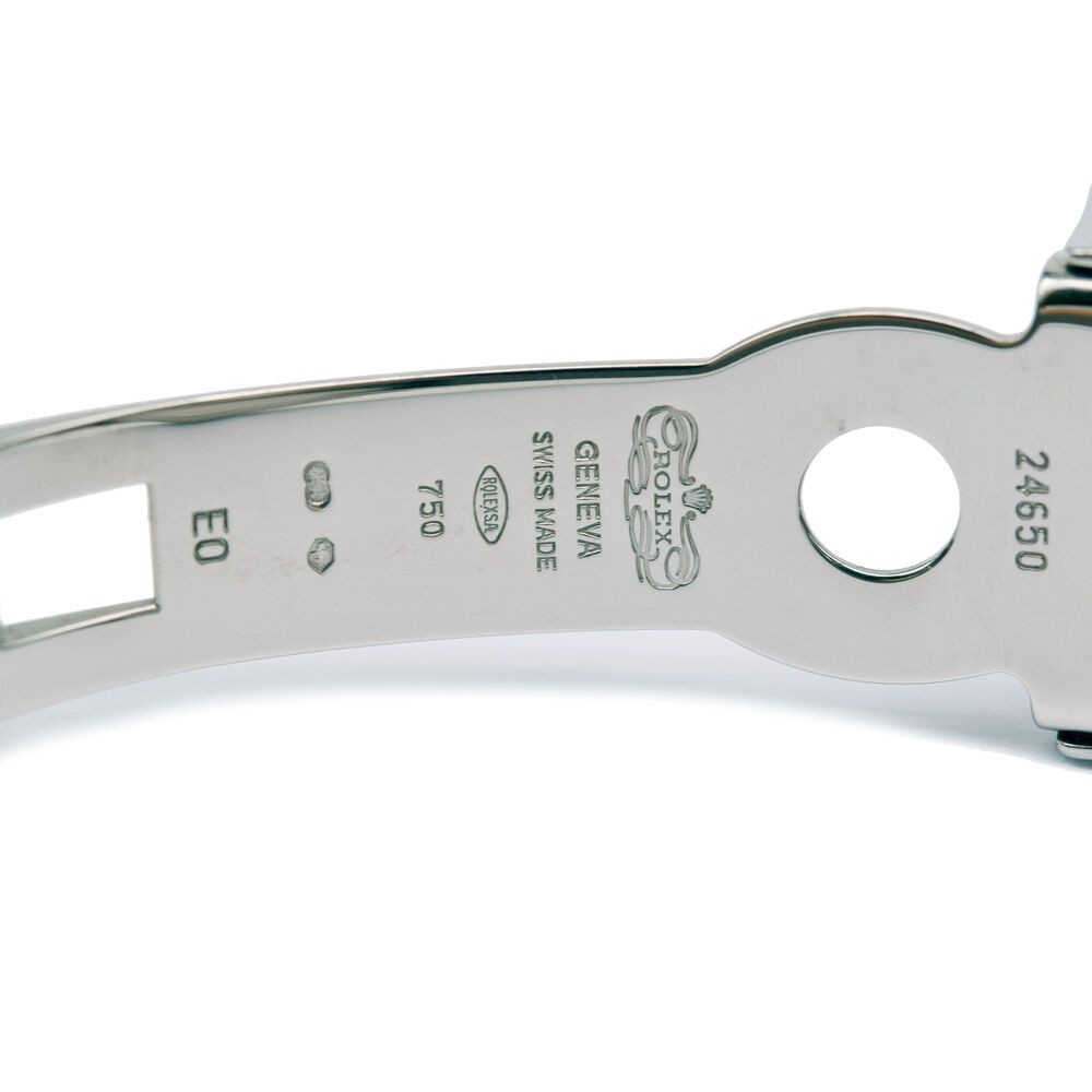 Rolex Cosmograph Daytona 116519G 18K White Gold Black Diamond Dial Men's Watch