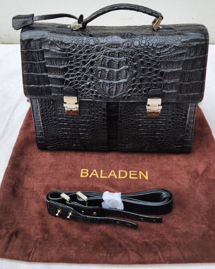 Real 100% Genuine Crocodile Alligator Crocodile Leather Bag Briefcase for men