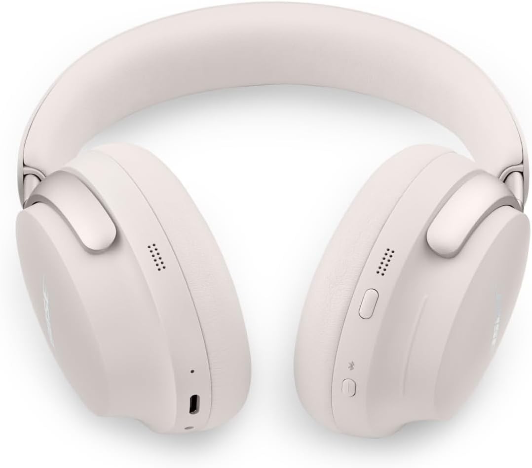 Bose QuietComfort Ultra Bluetooth Headphones, Wireless Headphones with Spatial Audio, Over-Ear Noise Cancelling with Microphone, Up to 24 Hours of Playtime