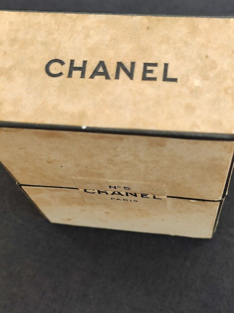 Chanel Vintage Extrait Rare Original Crystal Bottle & Box