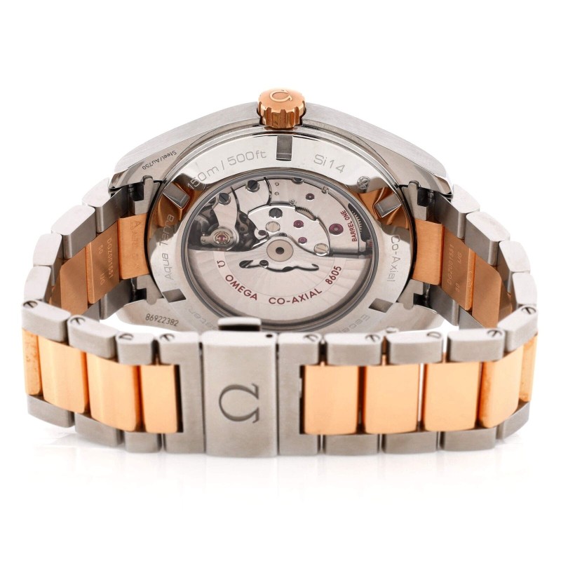 Omega Seamaster Aqua Terra 150M Coaxial Timer GMT Automatic Watch Coloring-