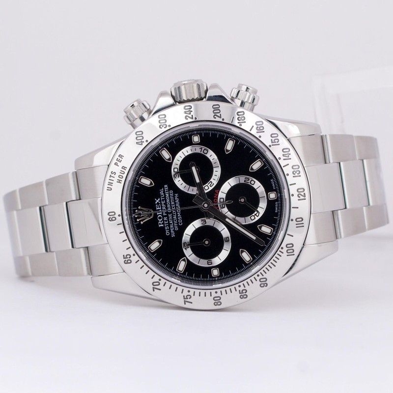 MINT PAPERS Rolex Daytona Cosmograph BLUE LUME 40mm RANDOM SERIAL 116520 B+P