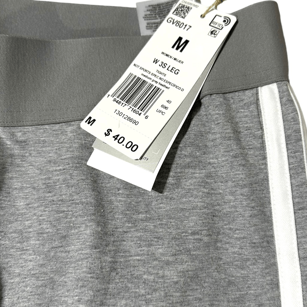 Adidas Loungewear Essentials 3 Stripes Leggings Size Medium