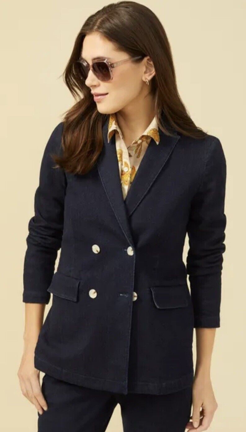 J. McLaughlin Ressie Denim Blazer, Size 4