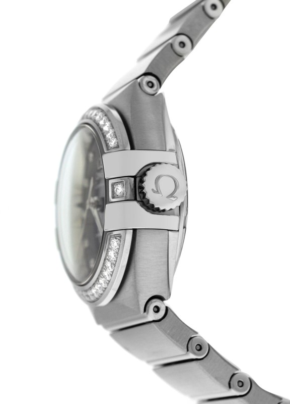 Omega Constellation 123.15.27.20.57.003 Diamond MOP Date Steel 27mm Women's Watch -