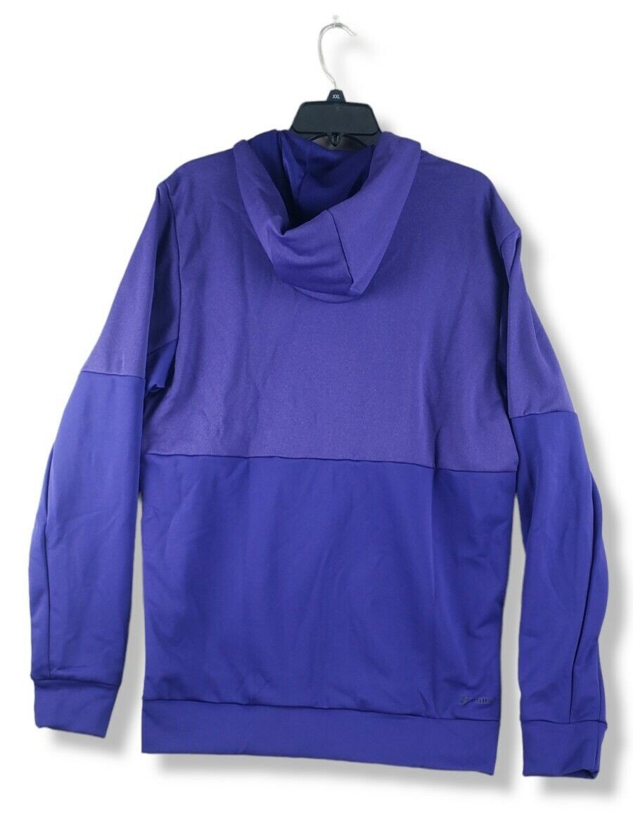 Adidas Full Zip Hooded Jacket University Purple Large High-