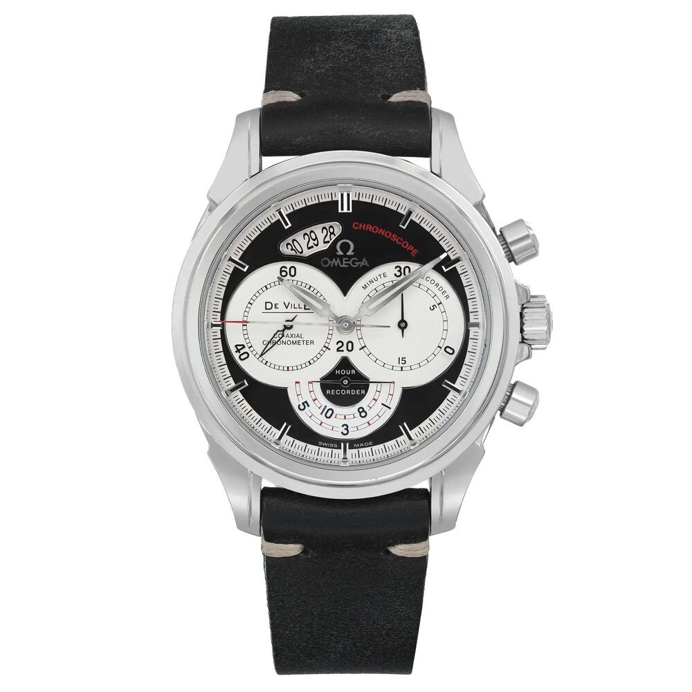 Omega De Ville Timer 41mm Steel Black dial Automatic Watch Men's Watch 4850.50.31-