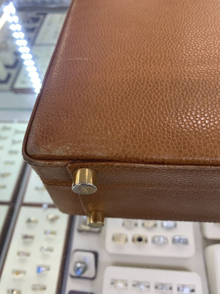 Vintage Original Fendi Leather Briefcase