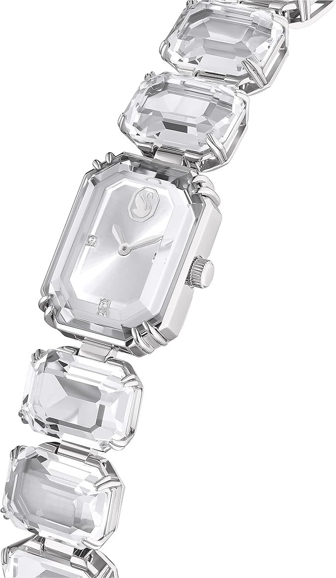 Swarovski Swiss Quartz Watch, Inspired by the Millenia Collection, Clear Crystal, Millenia Swiss Quartz Crystal Watch