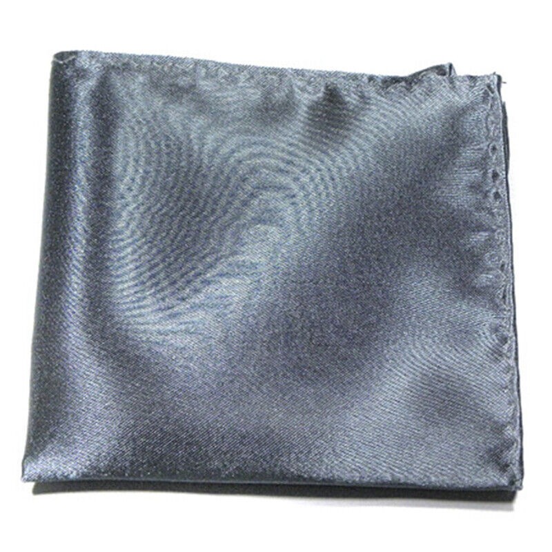 Men Square Towel Silk Satin Handkerchief Wedding Party Suit Pocket Accessories